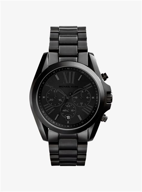 mens black michael kors watch